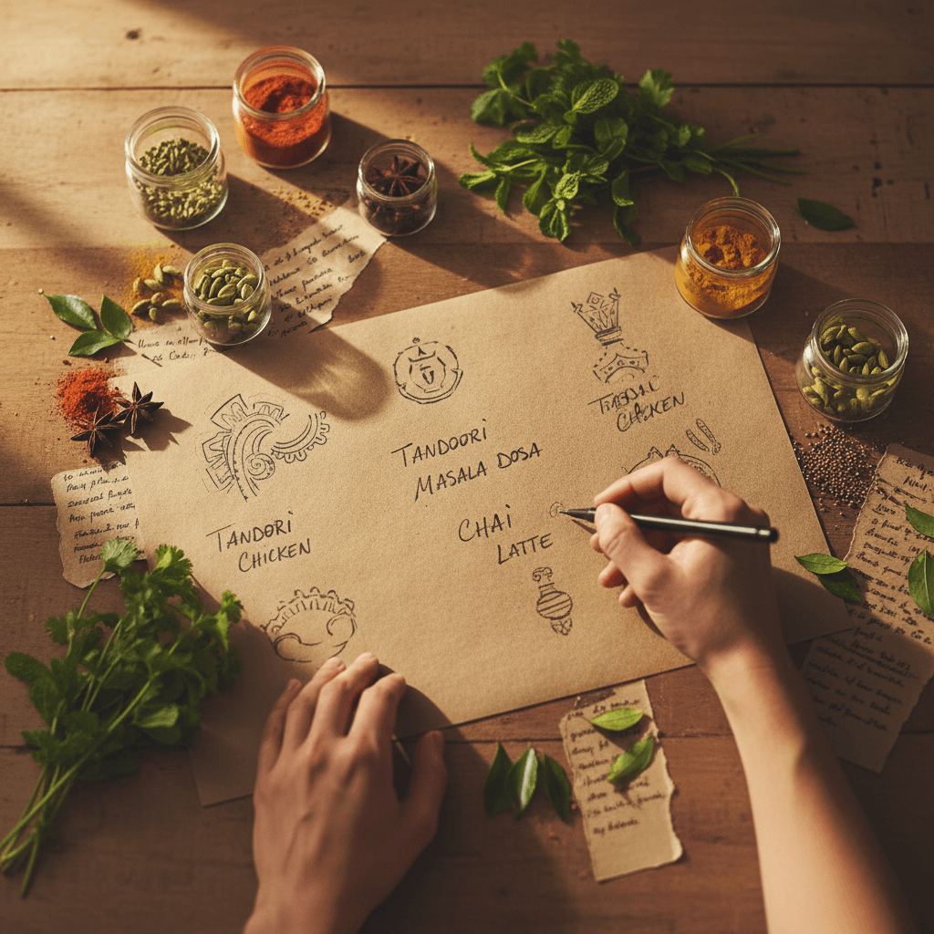 Culinary consulting menu design process